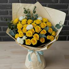 Букет цветов из:  Розы в Али-Бердуковском