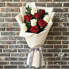 Букет цветов из:  Розы в Али-Бердуковском