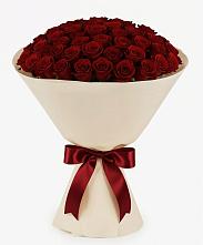 Букет 101 Бордовая роза Блэк Бакарра в Али-Бердуковском