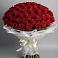 Букет 101 Красная роза Блэк Мэджик в Али-Бердуковском