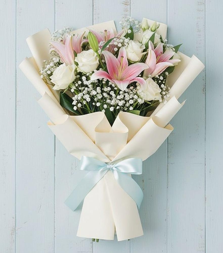 Букет цветов из: Лилии в Али-Бердуковском