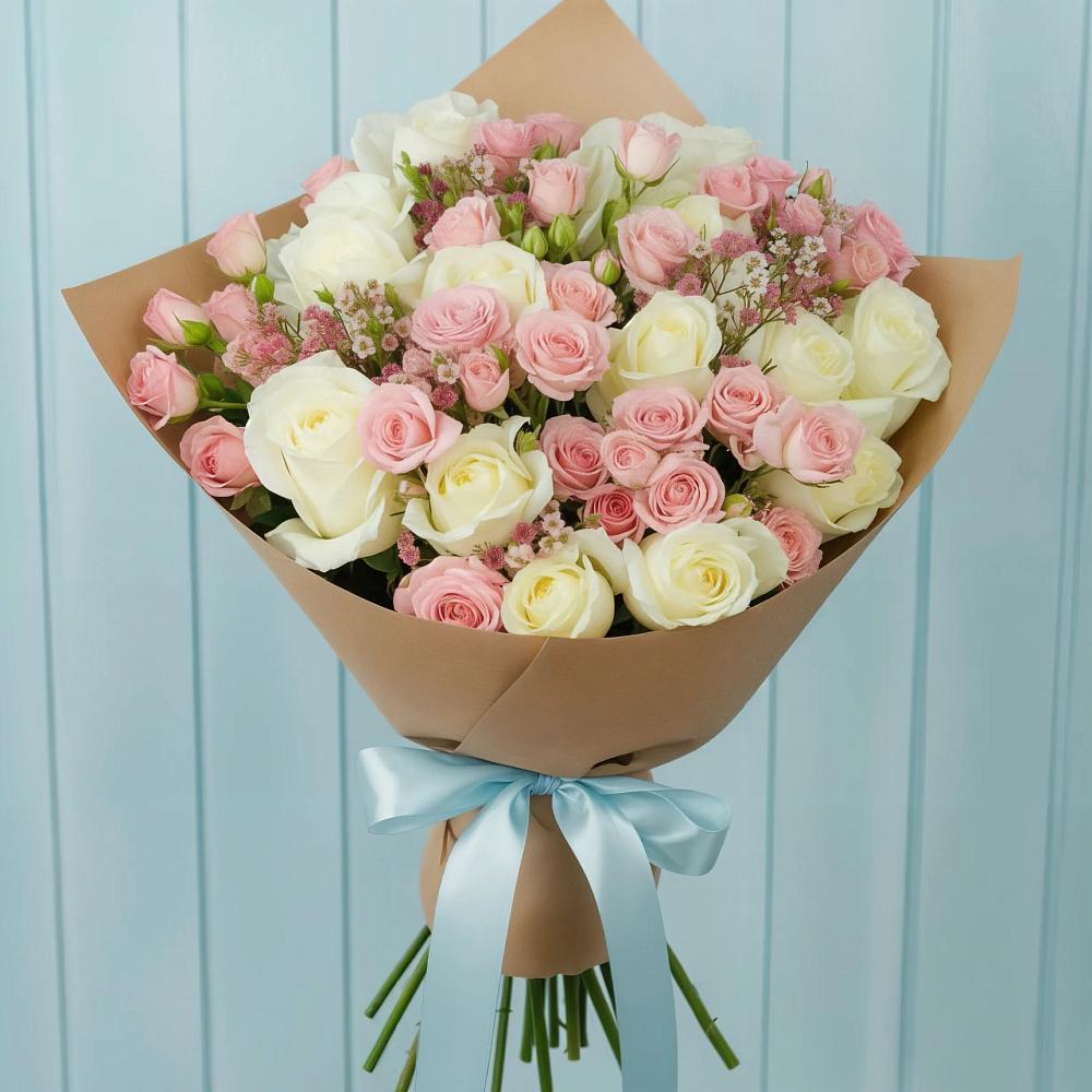 Букет цветов из: Розы в Али-Бердуковском