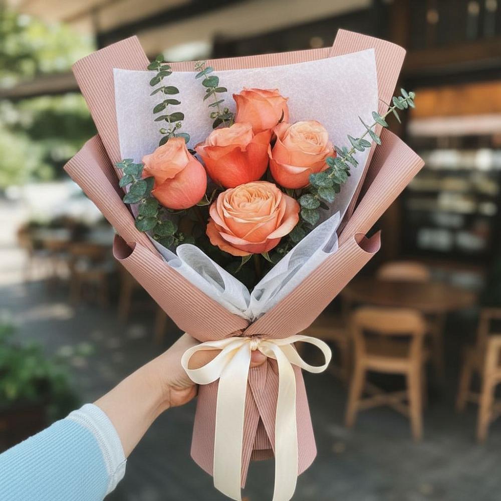 Букет цветов из: Розы в Али-Бердуковском