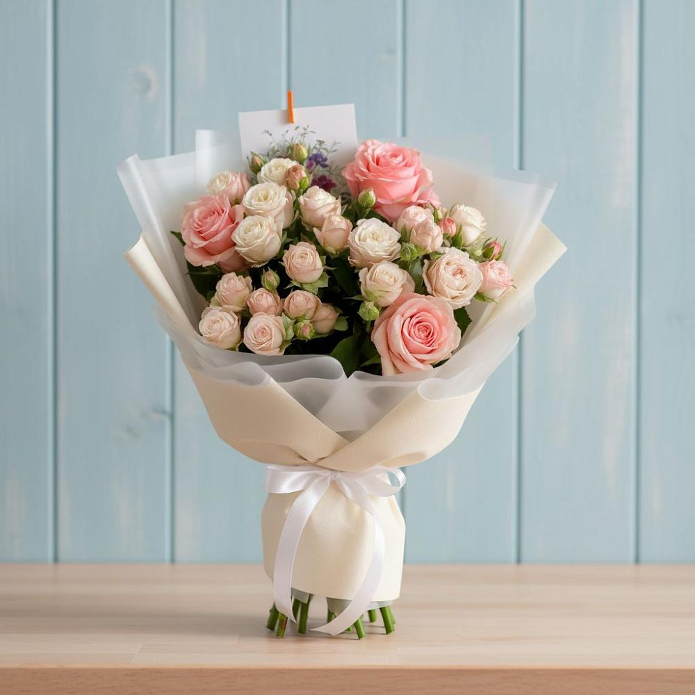 Букет цветов из: Розы в Али-Бердуковском