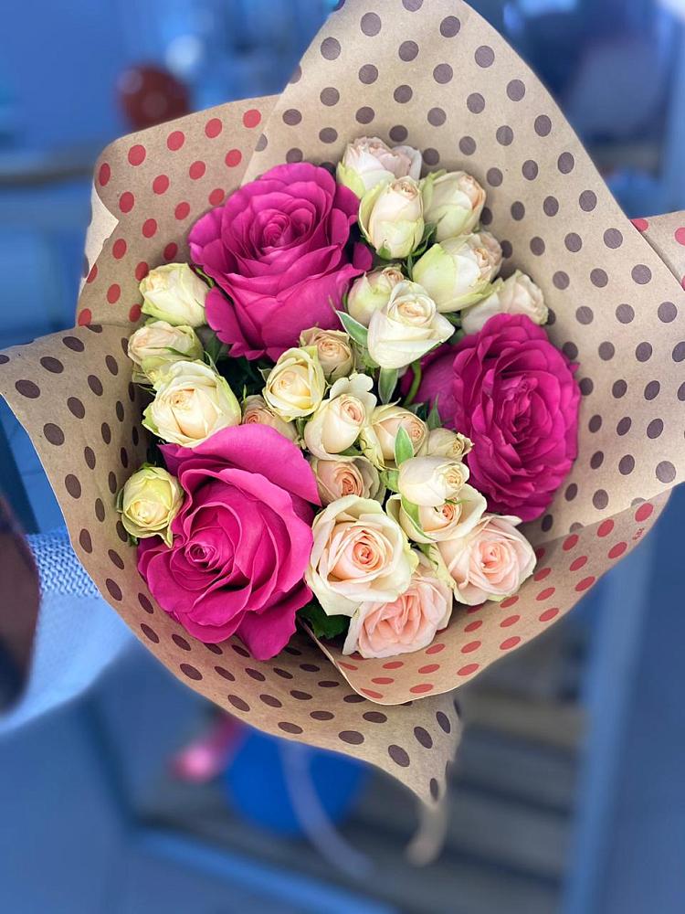 Букет цветов из: Розы в Али-Бердуковском