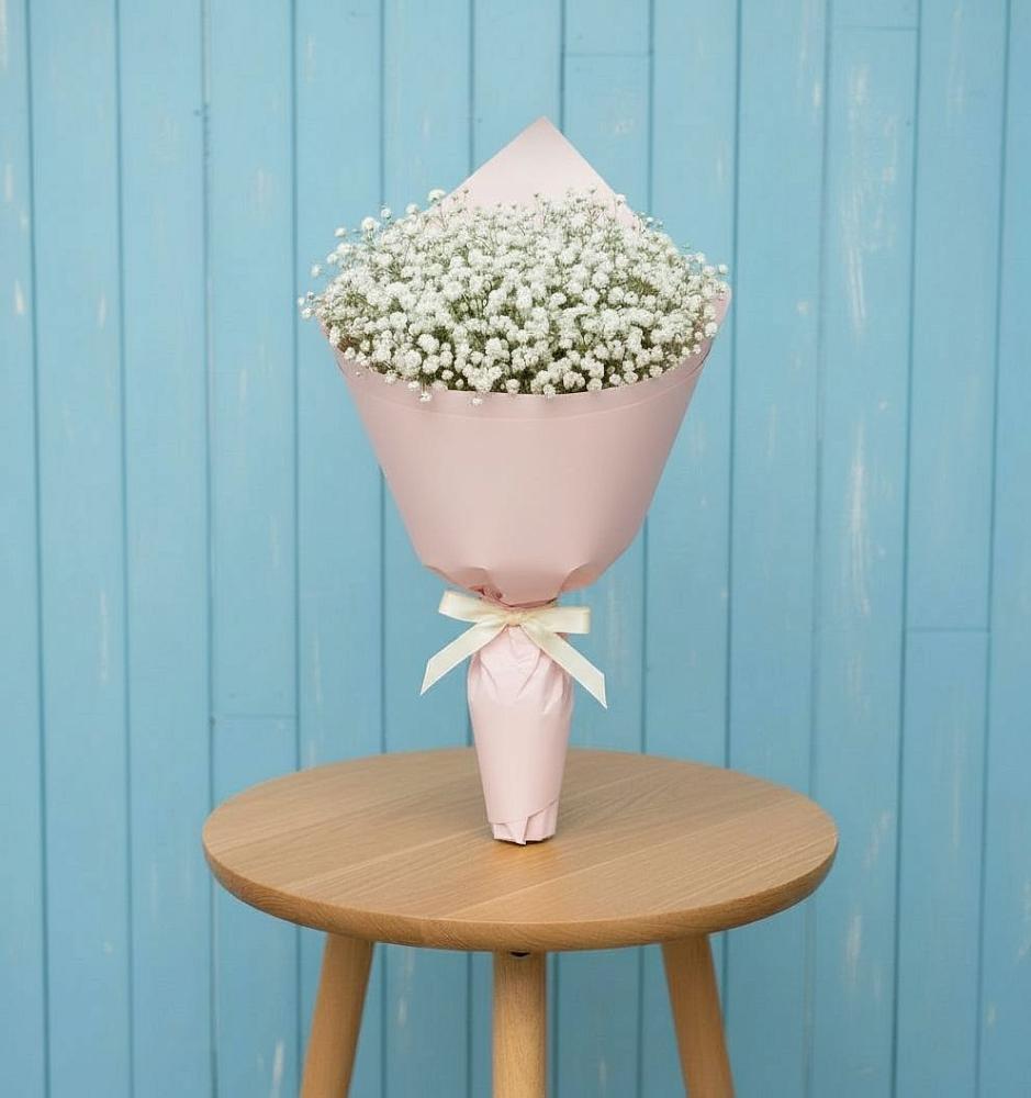 Букет цветов из: Гипсофила в Али-Бердуковском