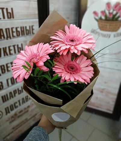 Букет цветов из: Герберы в Али-Бердуковском