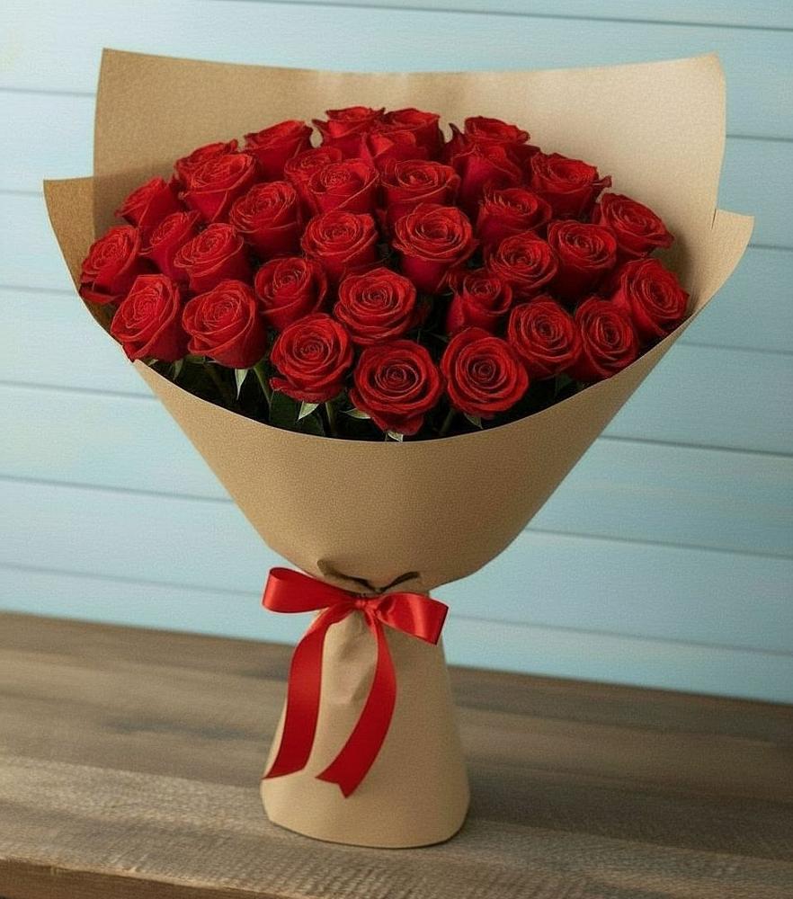 Букет Красные розы Милано в Али-Бердуковском