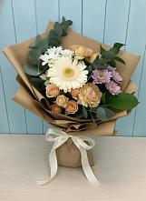 Букет цветов из:  Герберы и Хризантемы в Али-Бердуковском