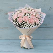 Букет цветов из:  Гвоздики в Али-Бердуковском