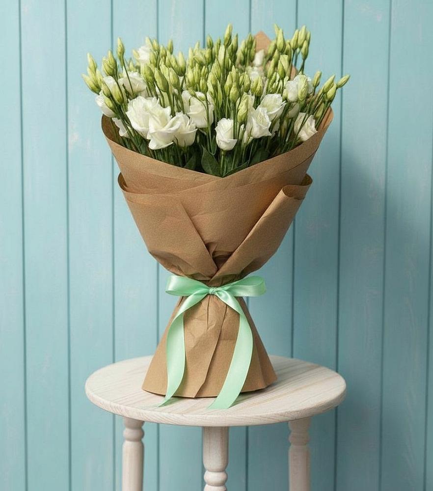 Букет цветов из: Лизиантусы в Али-Бердуковском