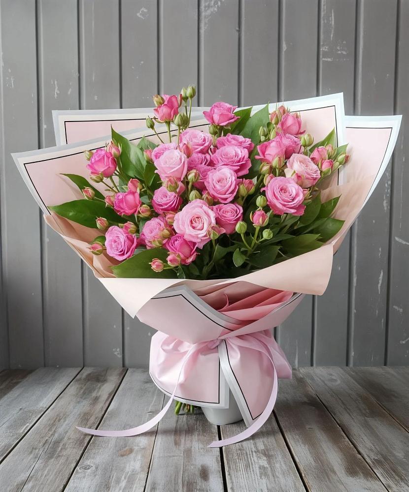 Букет Розовый кустик в Али-Бердуковском