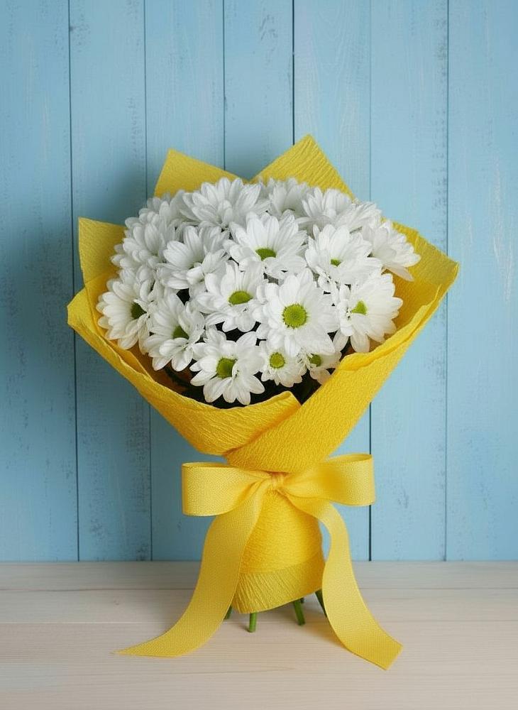 Букет цветов из: Хризантемы в Али-Бердуковском