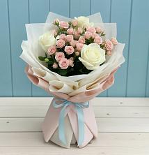 Букет цветов из:  Розы в Али-Бердуковском