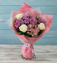 Букет цветов из:  Герберы #REPLACE_PRED# Али-Бердуковском