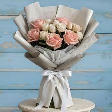Букет цветов из:  Розы в Али-Бердуковском