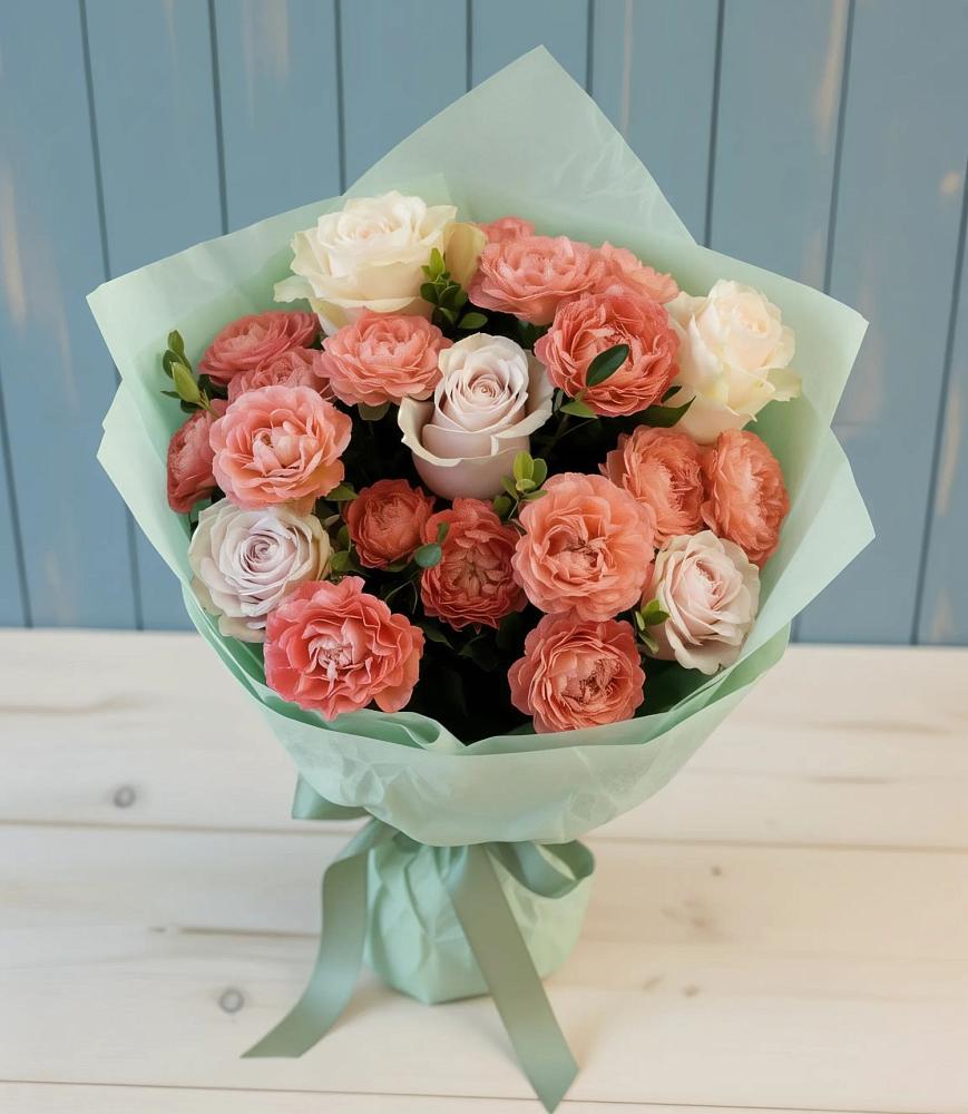 Букет цветов из: Розы в Али-Бердуковском