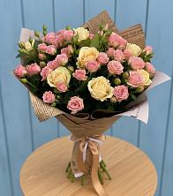 Букет цветов из:  Розы в Али-Бердуковском