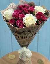 Букет цветов из:  Розы в Али-Бердуковском
