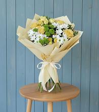 Букет цветов из:  Хризантемы и Розы в Али-Бердуковском