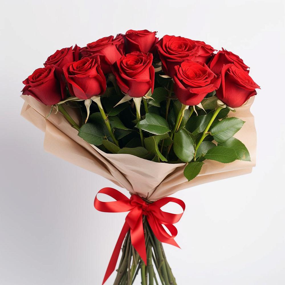 Букет 11 Красных роз Эдлесс Лав в Али-Бердуковском