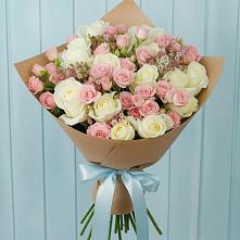 Букет цветов из:  Розы в Али-Бердуковском